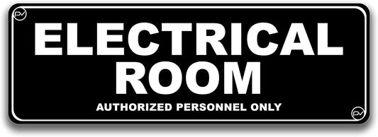 Electrical Room Door Sign - Acrylic Plastic