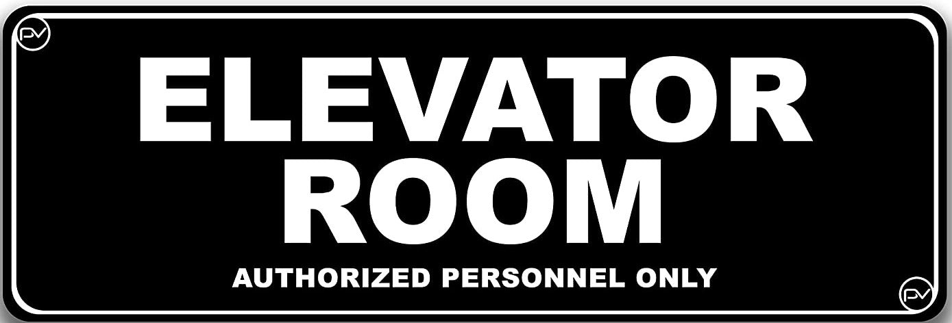 Elevator Room Door Sign - Acrylic Plastic