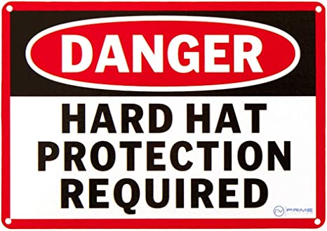 Construction Signage - High Quality Plastic (HARD HAT)