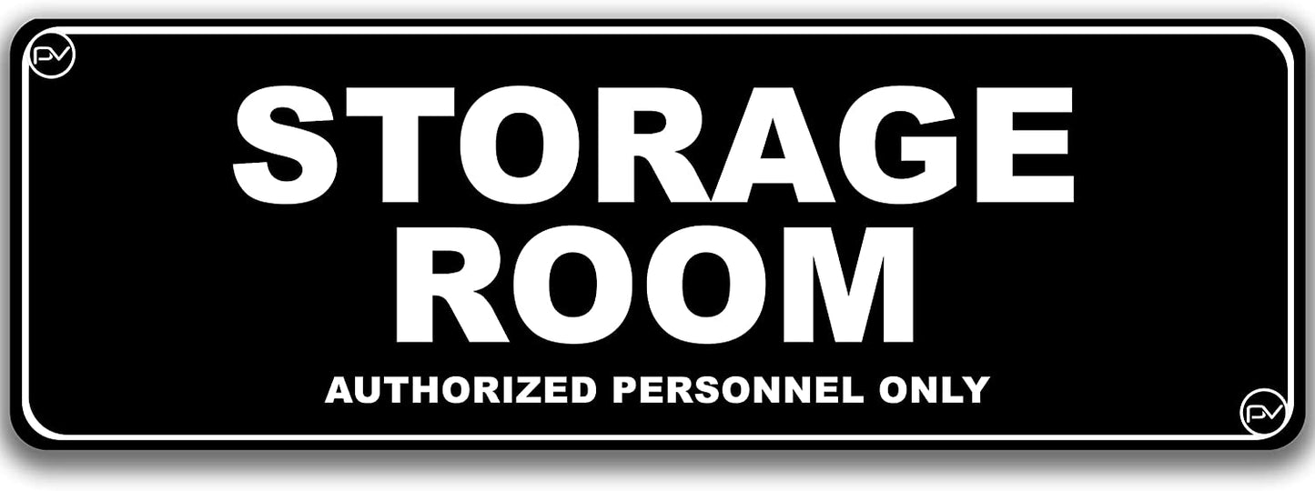 Storage Room Door Sign - Acrylic Plastic