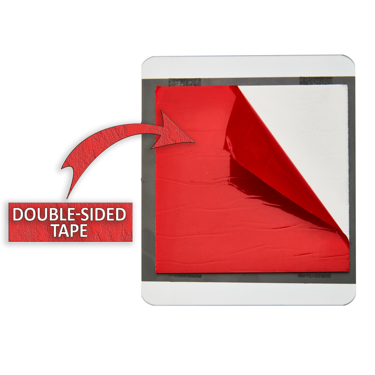 Toilet Bathroom Sign in 3D with Double-Sided Tape (UNISEX)